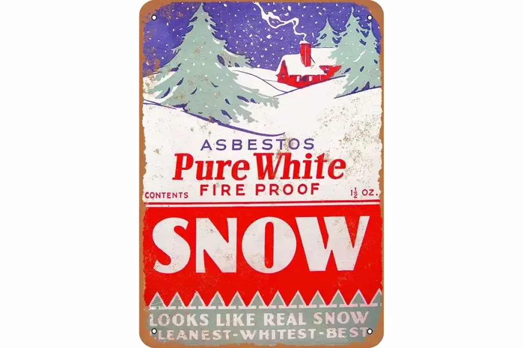 Asbestos Pure White Fire Proof Snow